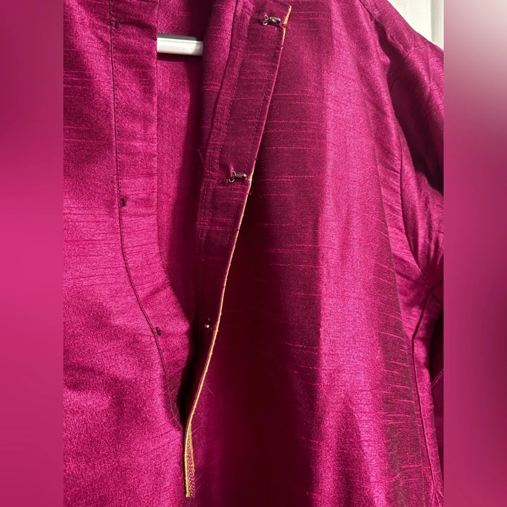 Mens pink kurta size 42 - Picture 4 of 6
